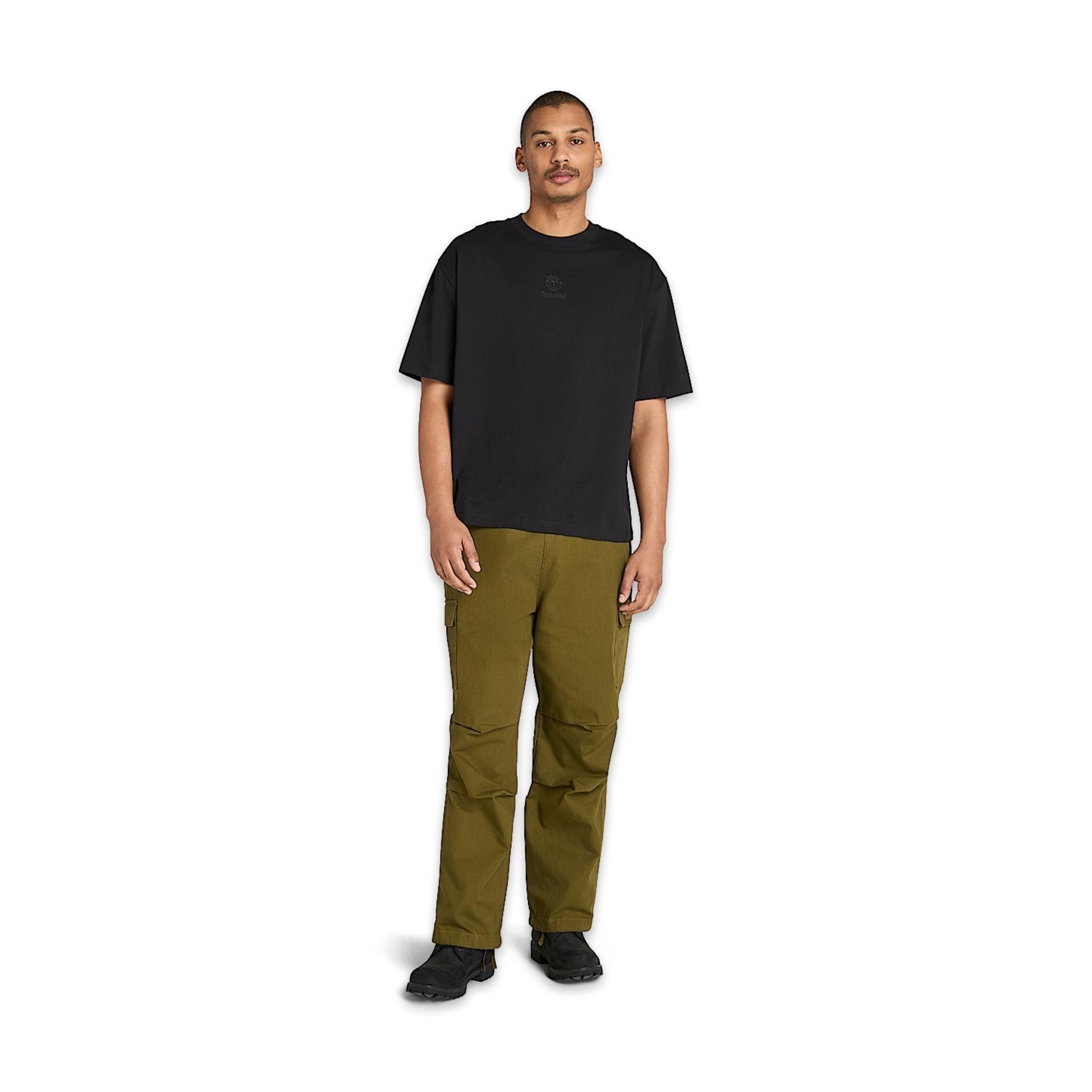 Timberland Tb0A5Mnt Hampthon Tonal Stack Logo Tee Erkek T-Shirt