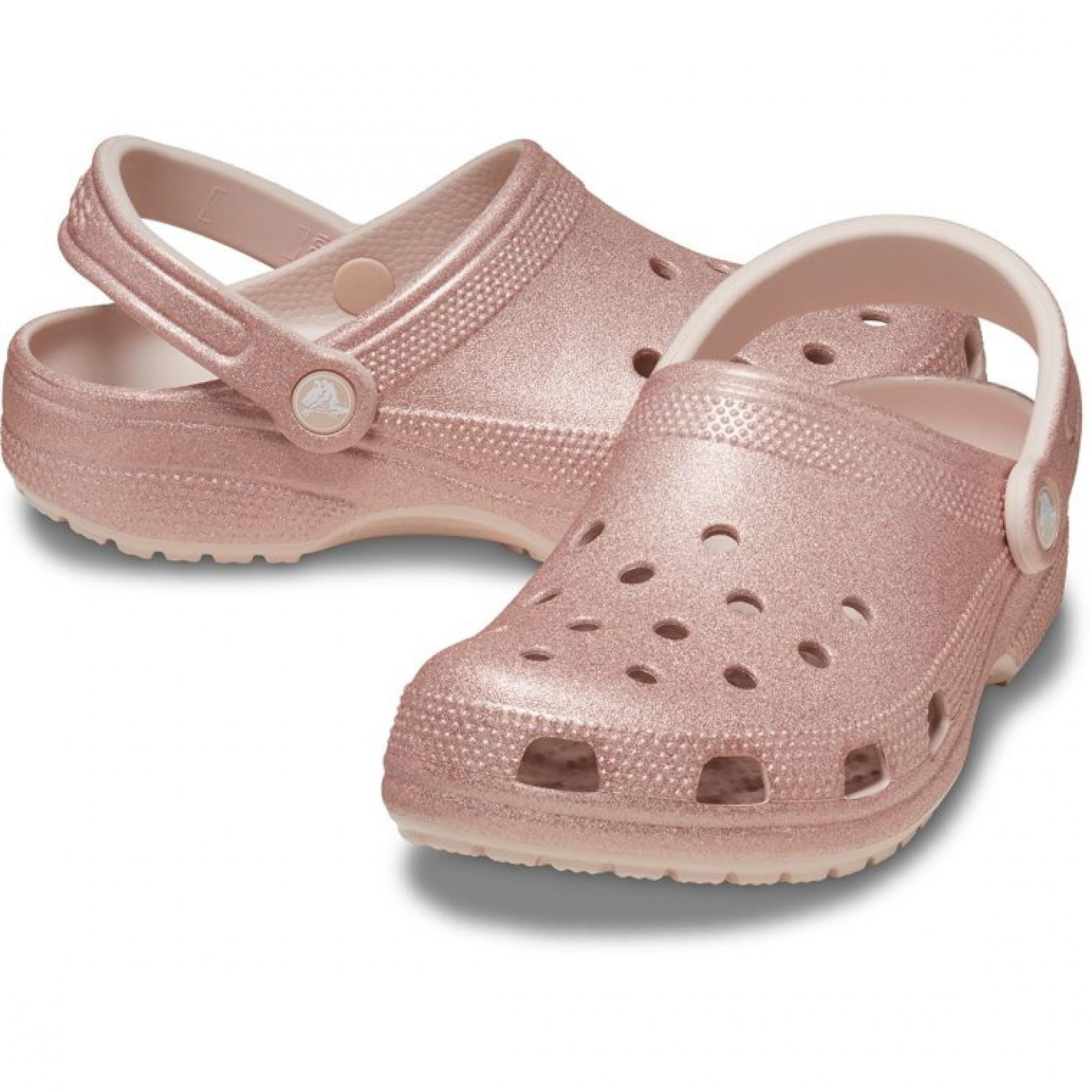 Crocs 205942 G Classic Glitter Clog Unisex Terlik