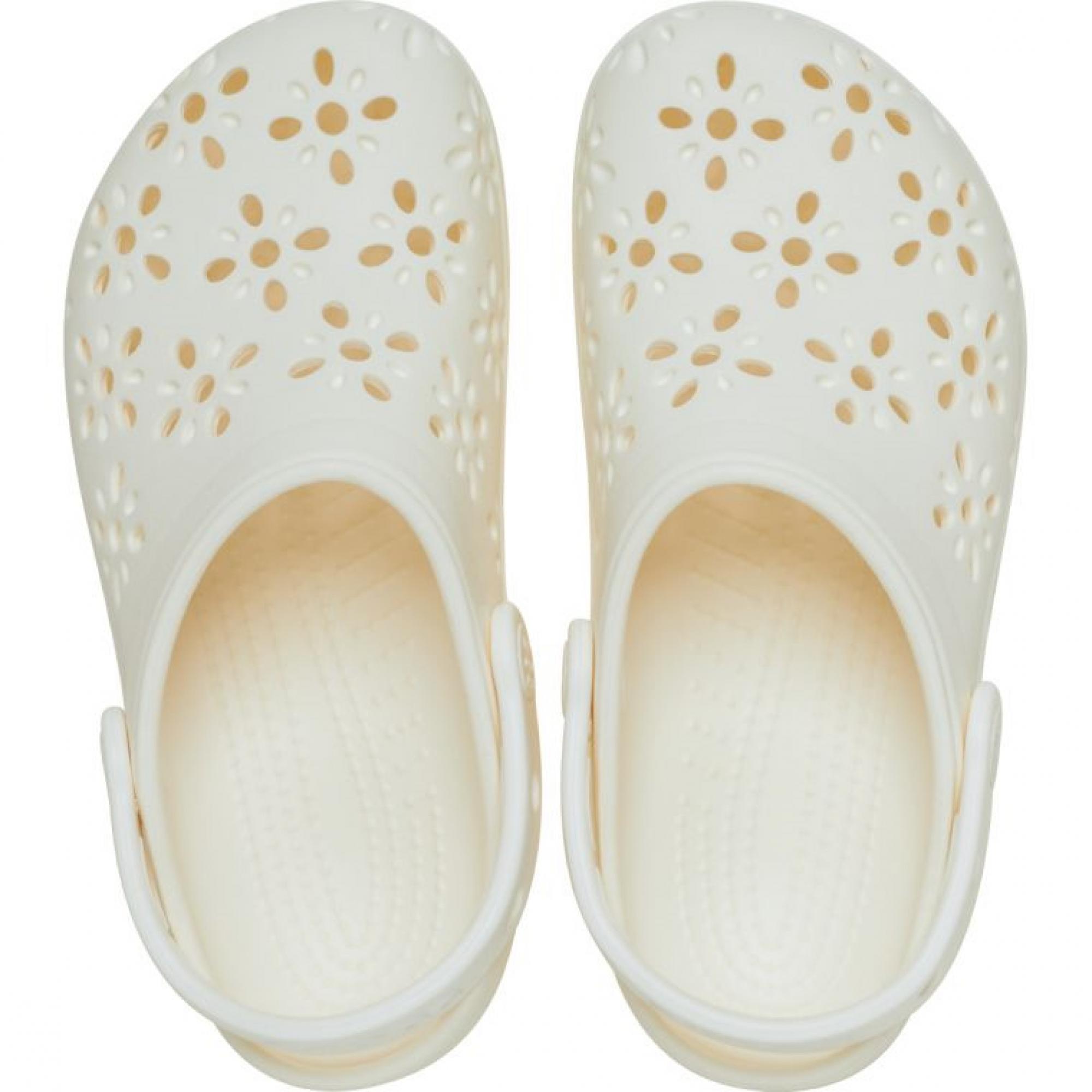 Crocs 210927 Classic Floral Cut Out Clog Unisex Terlik
