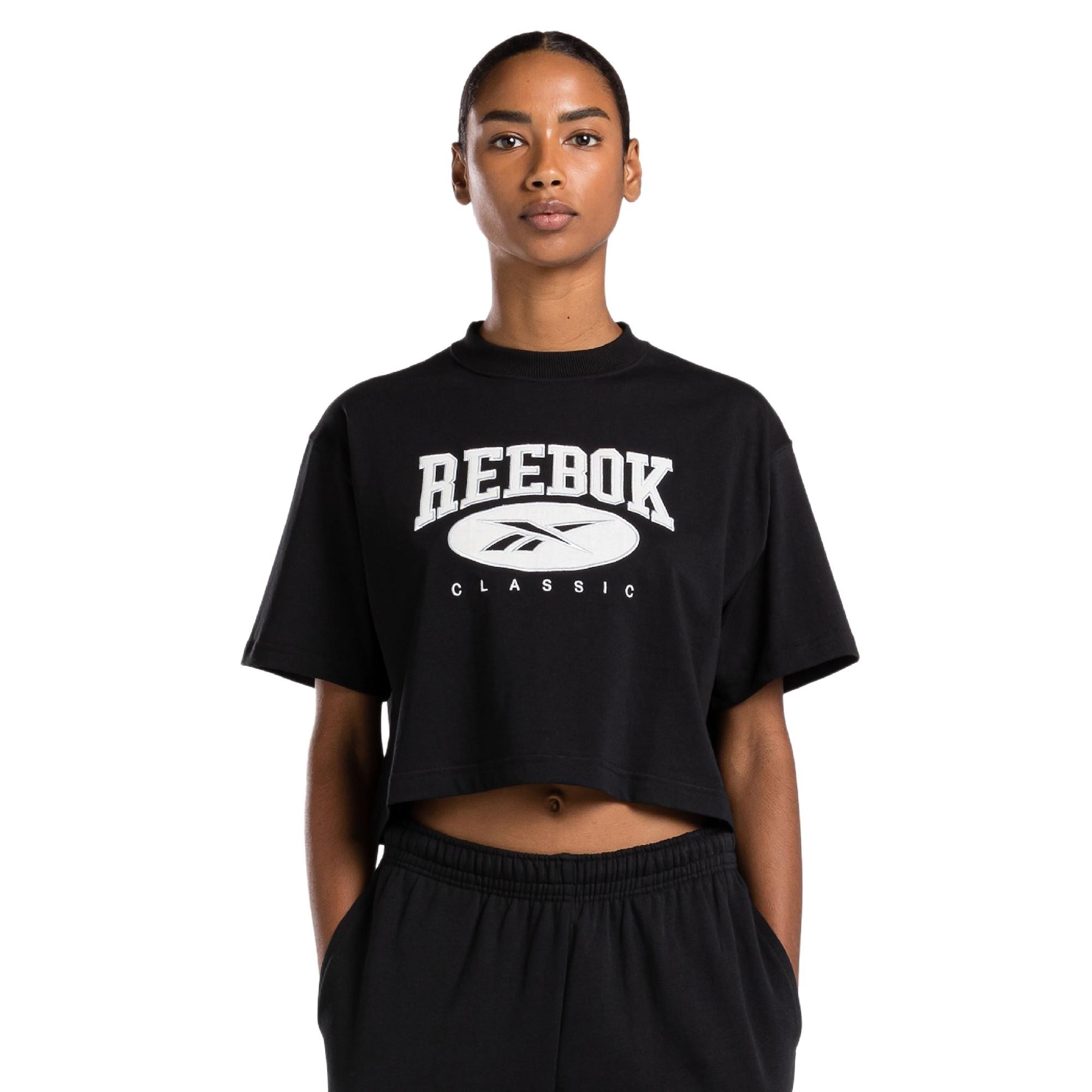 Reebok 100036314 Classics Big Logo Cropped Kadın T-Shirt