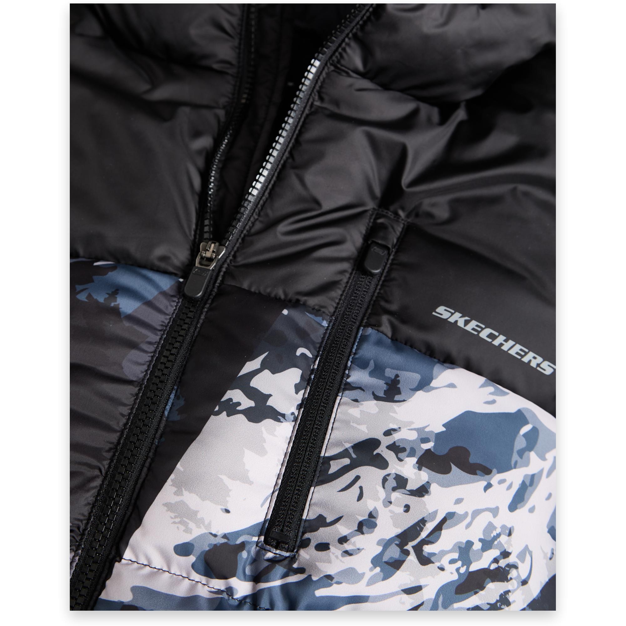 Skechers S242234 M Outerwear Puffer Jacket Erkek Mont