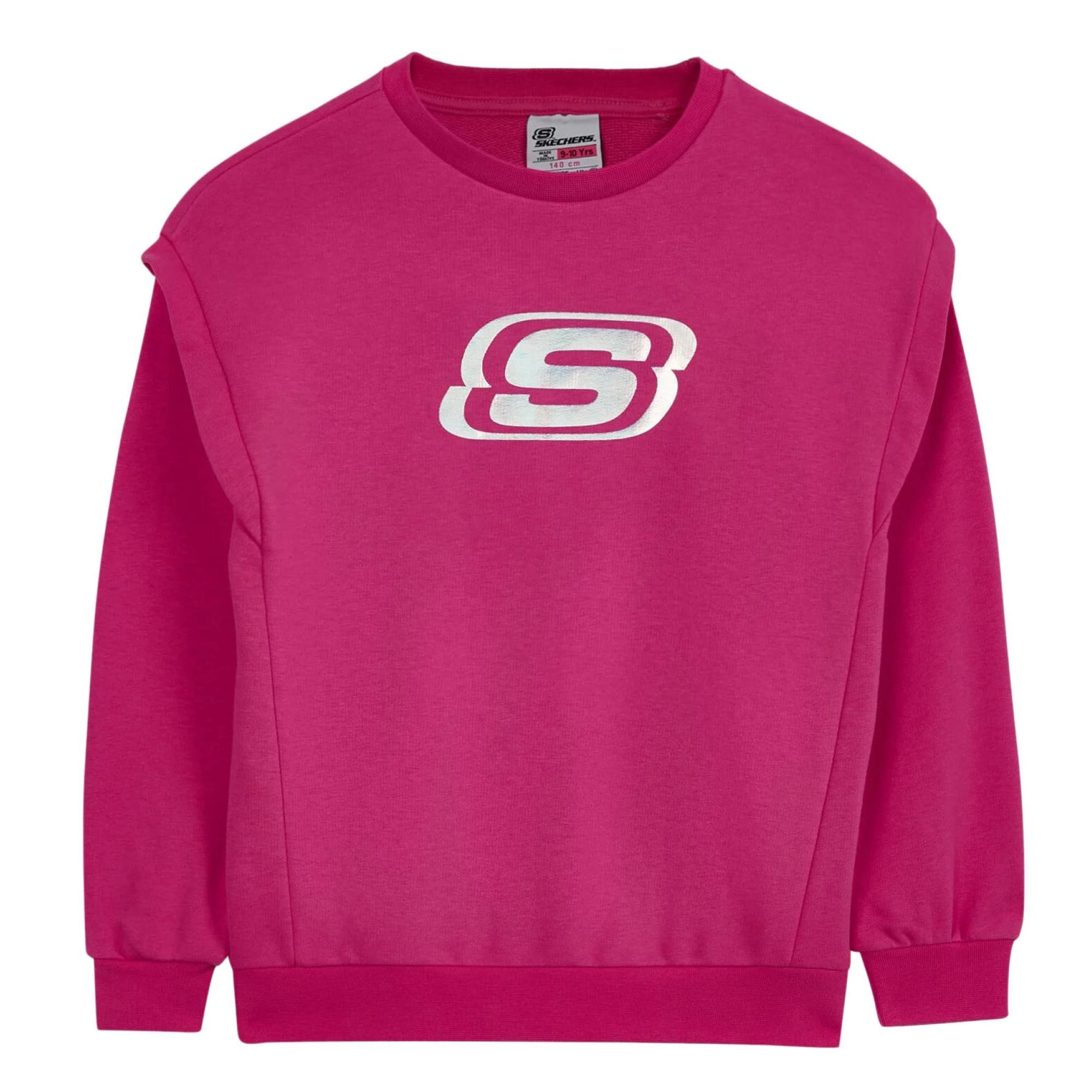 Skechers Sk232073 G Lw Fleece Crew Neck Sweat Kız Çocuk