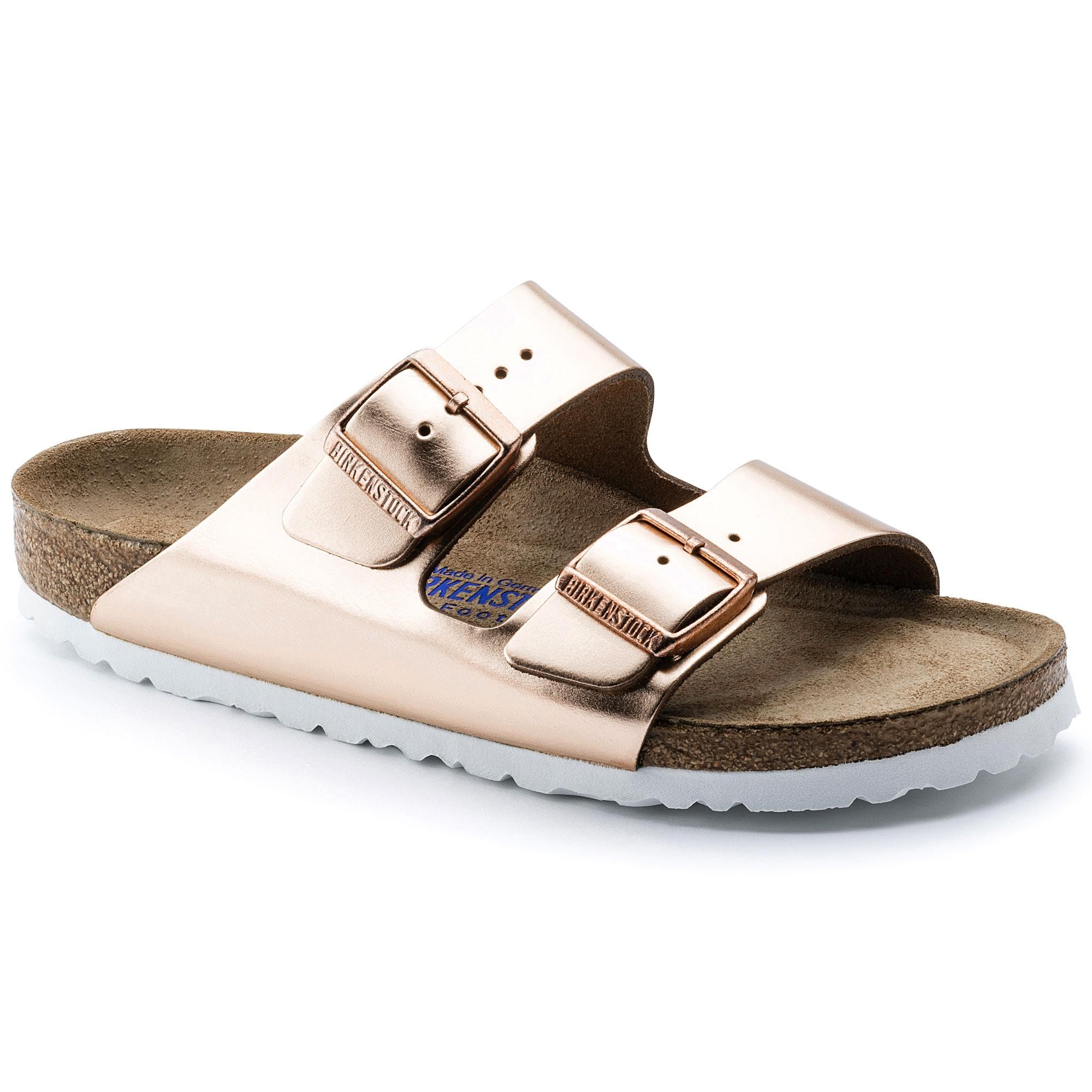 Birkenstock Arizona Sfb Nl Metallic Kadın Terlik