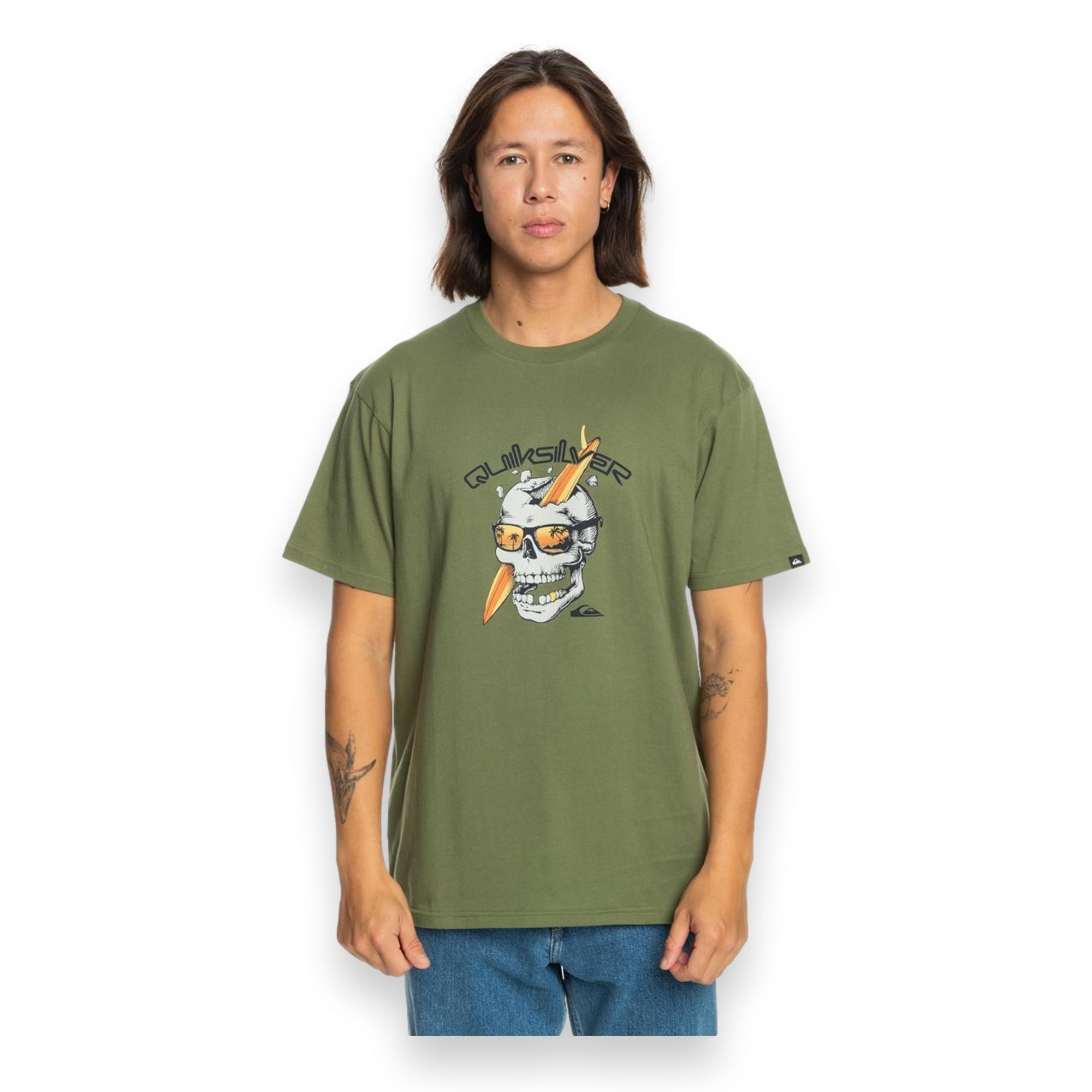 Quiksilver Eqyzt07674 One Last Surf Ss Erkek T-Shirt