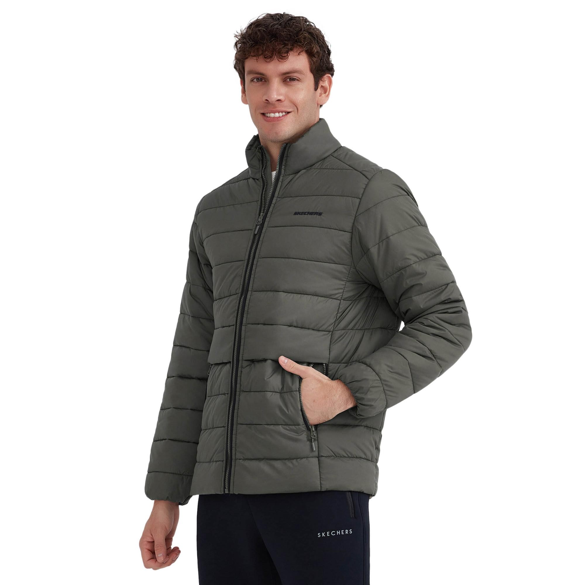 Skechers S231242 M Outerwear Padded Jacket Erkek Mont