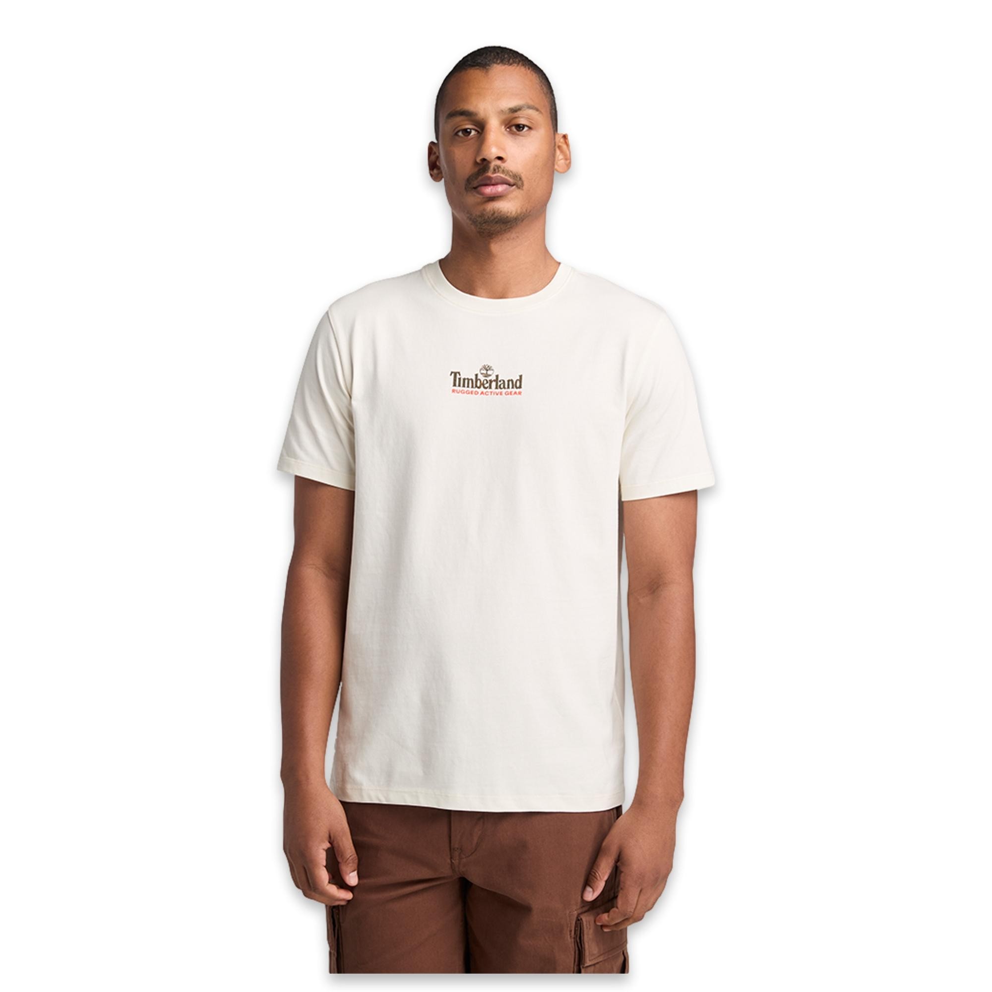 Timberland Tb0A6Drw Washed Back On The Road Graphic Tee Erkek T-Shirt
