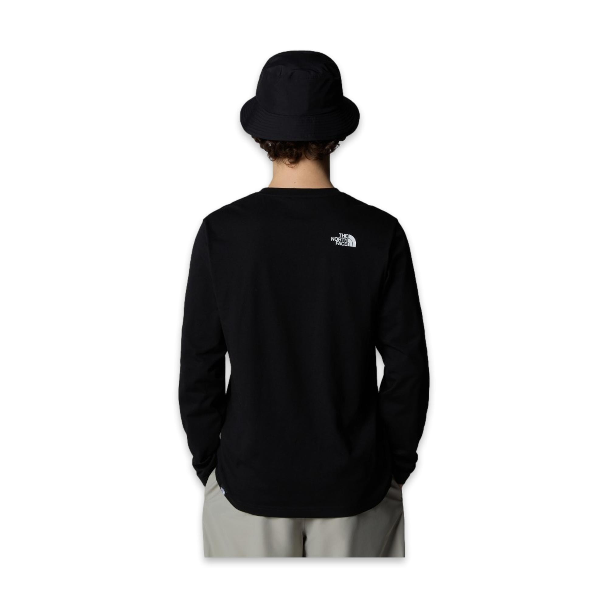 The North Face Nf0A87Qn M L/S Simple Dome Tee Erkek T-Shirt