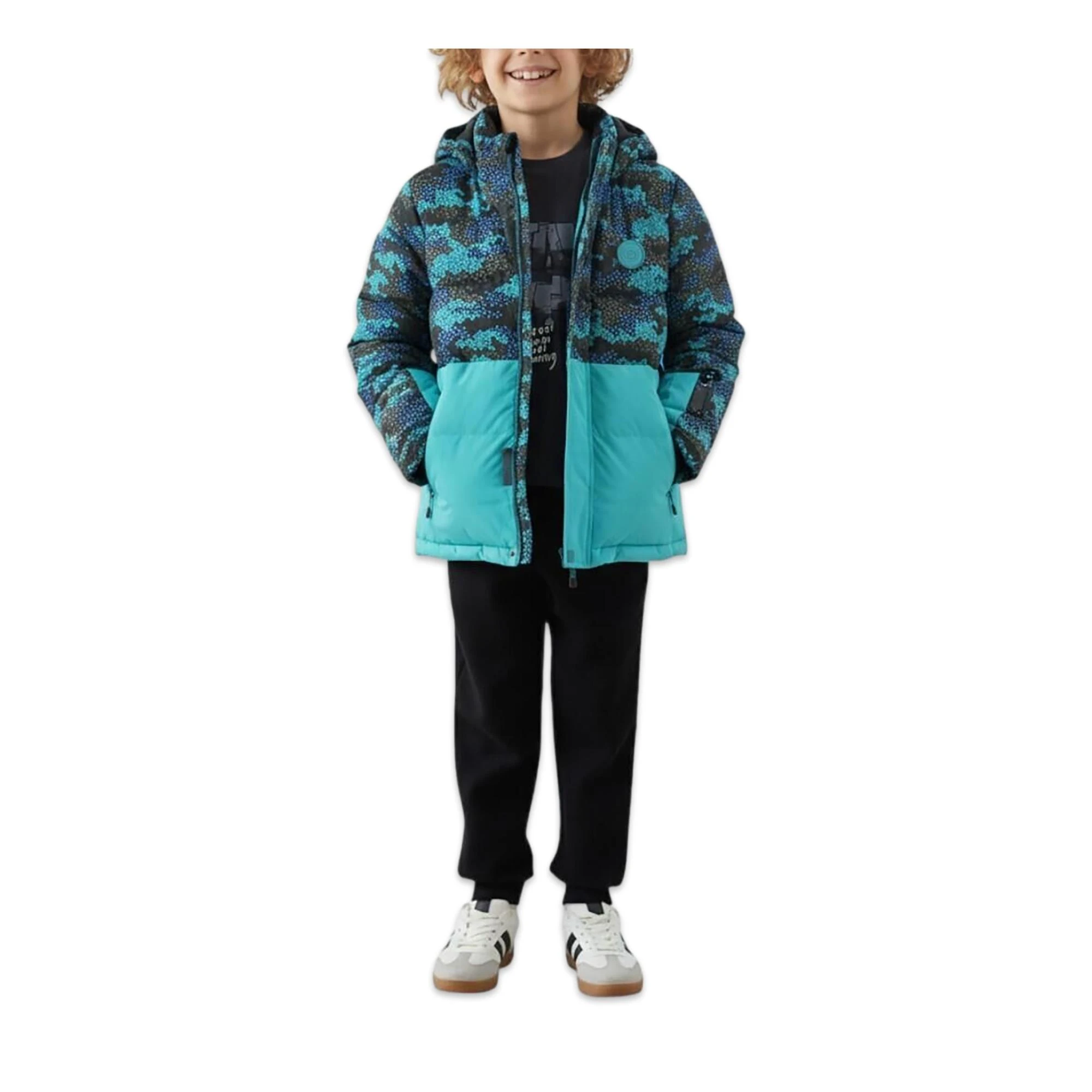 Skechers Sk2520047 B Puffer Jacket Erkek Çocuk Mont