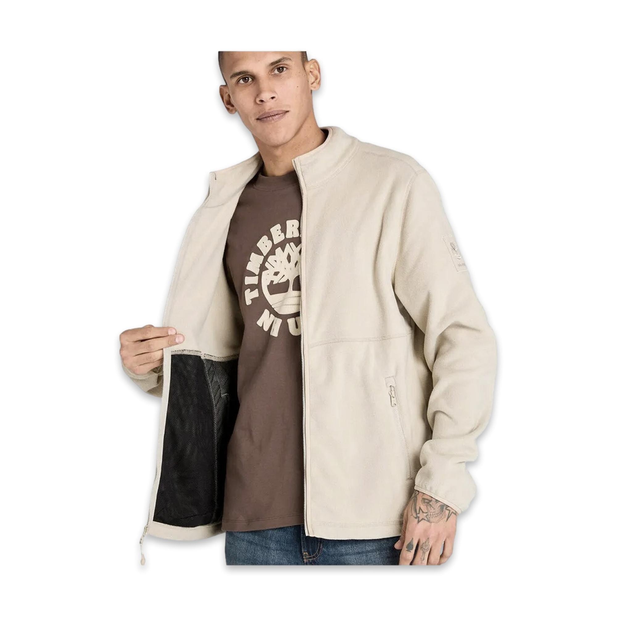 Timberland Tb0A6Hm3 Full Zip Polar Fleece Jacket Erkek Mont
