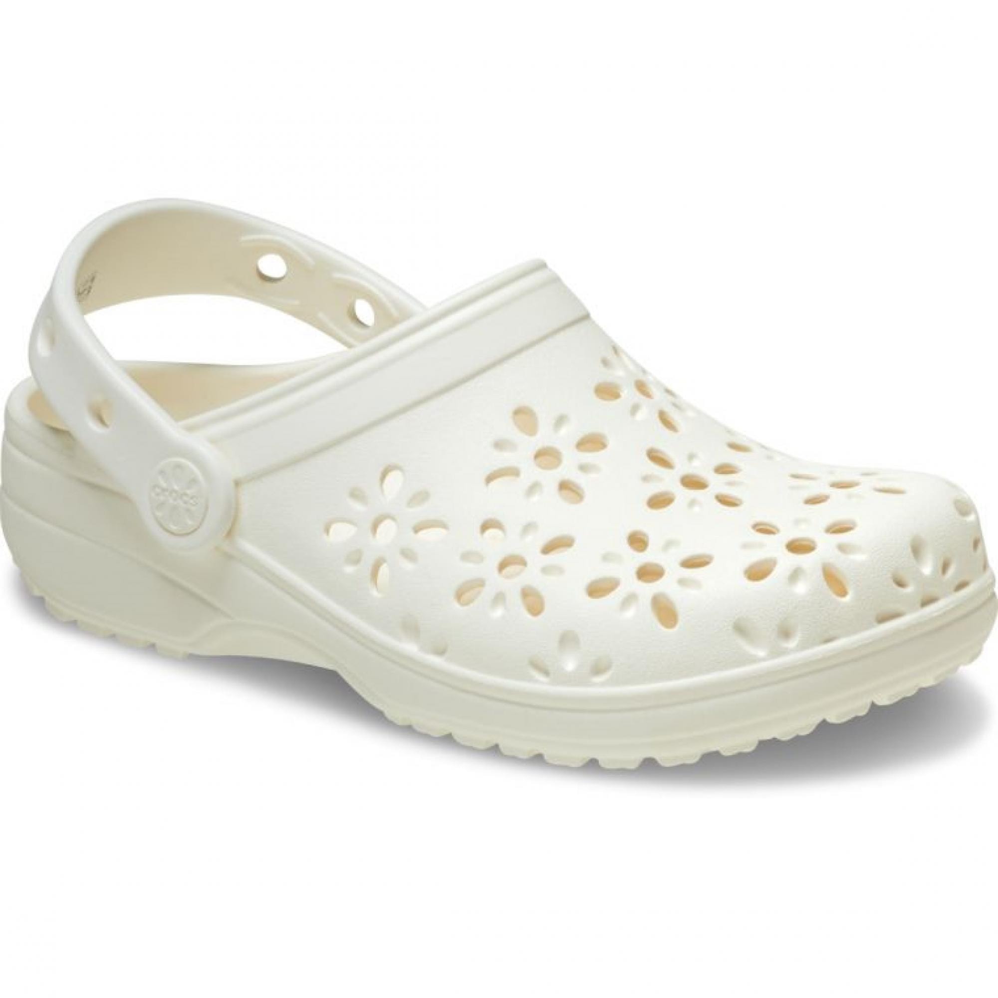 Crocs 210927 Classic Floral Cut Out Clog Unisex Terlik