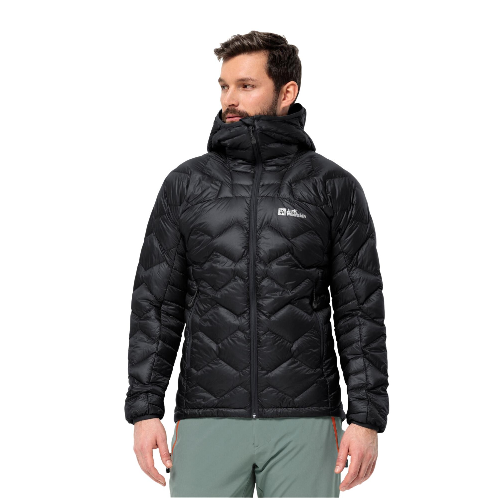 Jack Wolfskin 1206771 Alpspitze Down Hoody M Erkek Mont