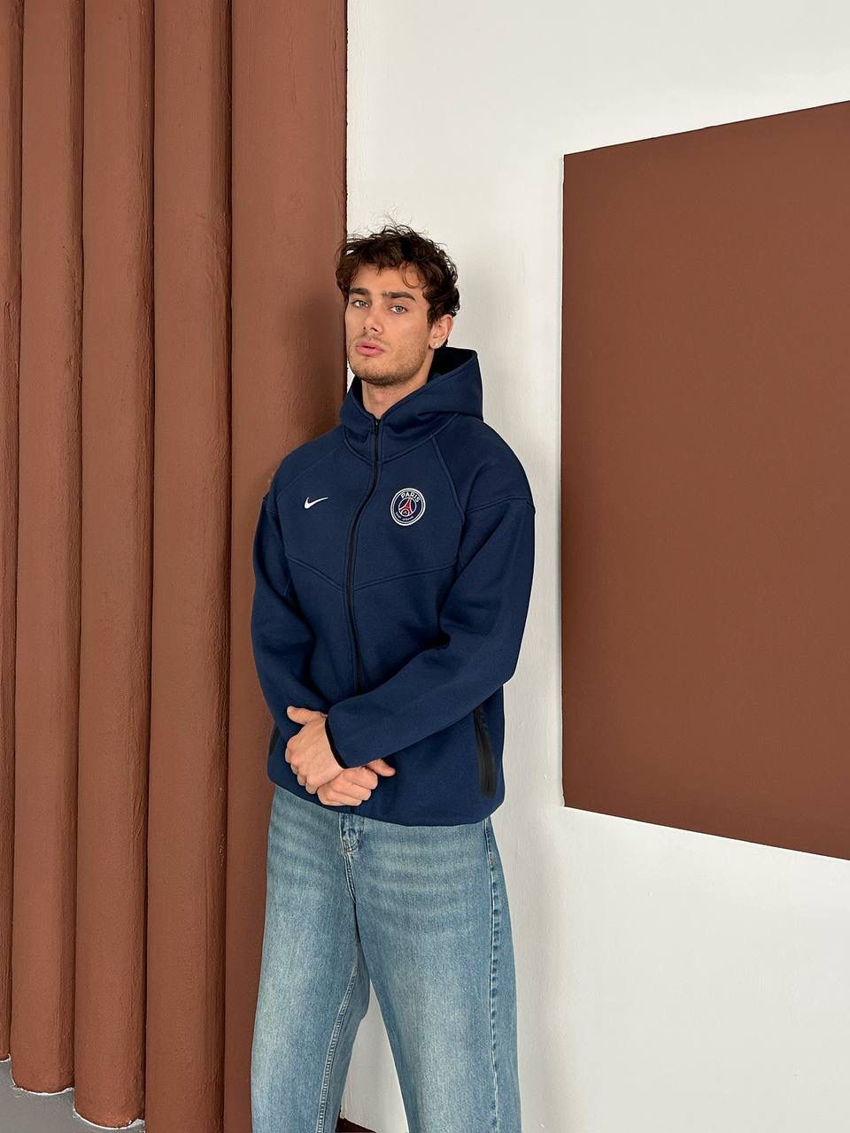 Paris Şardonlu Oversize Hırka