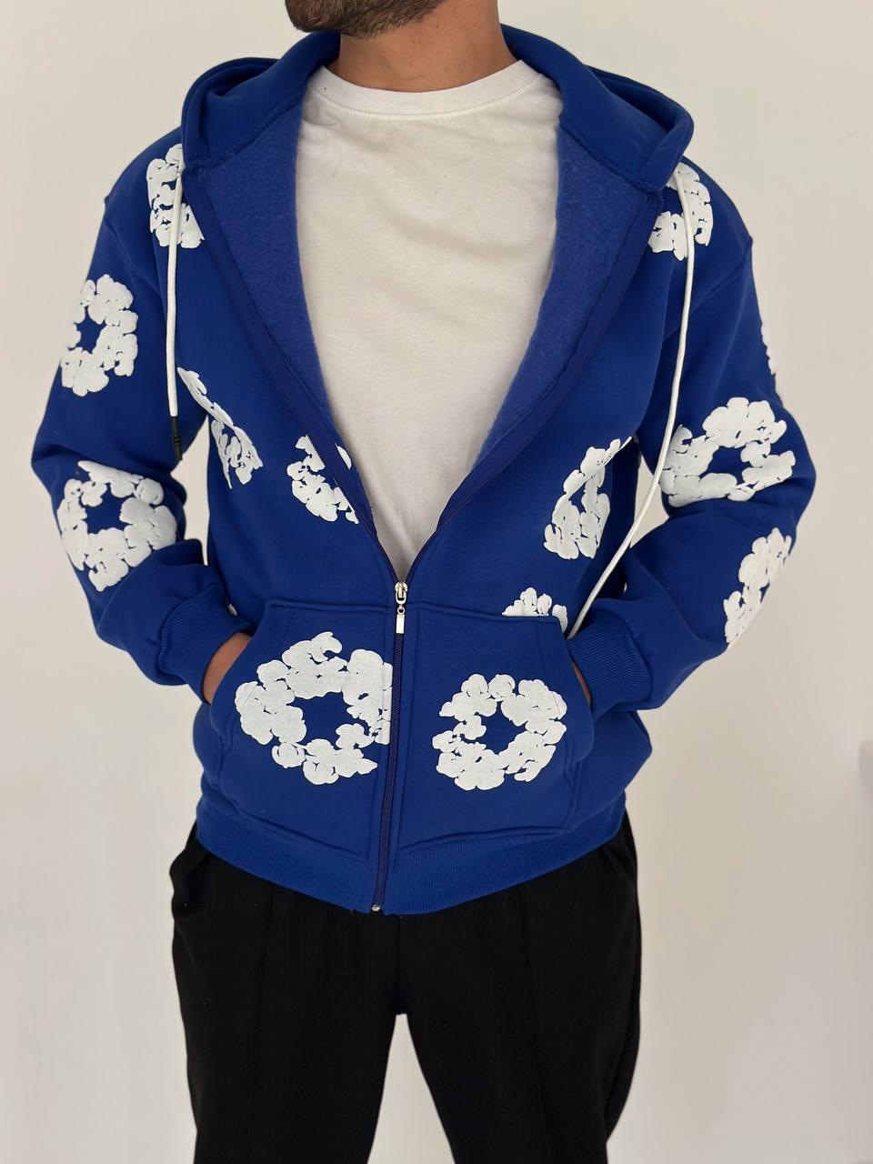 Kabartma baskı detay hırka