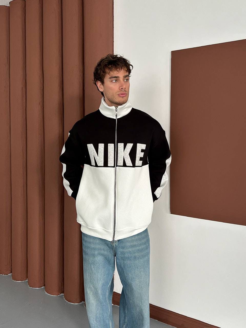 Nk Oversize Şardonlu Hırka