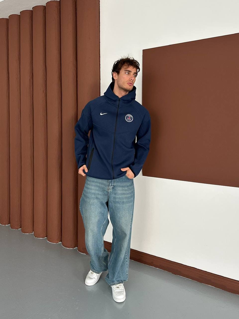 Paris Şardonlu Oversize Hırka