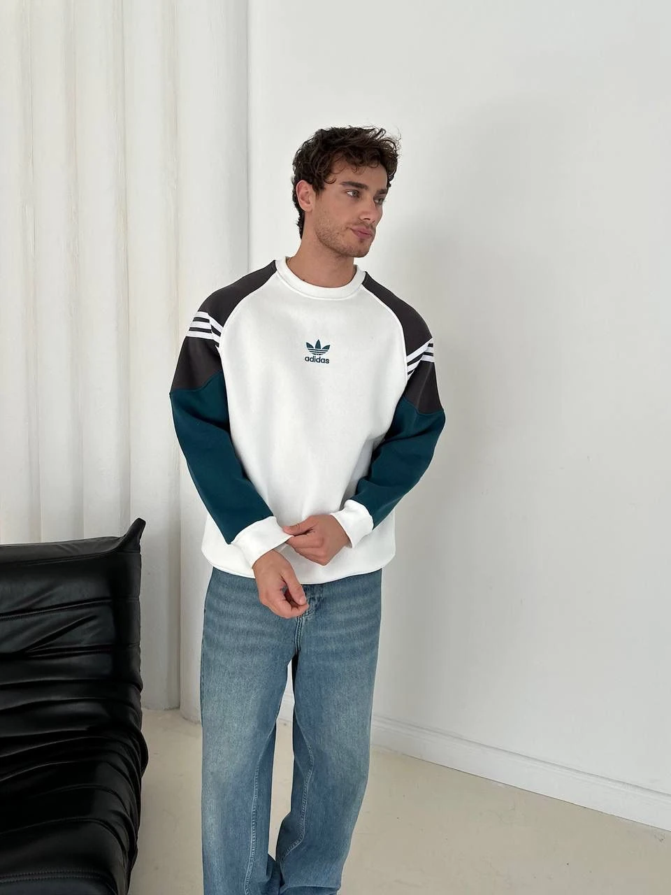 AD Şardonlu Unisex Sweatshirt