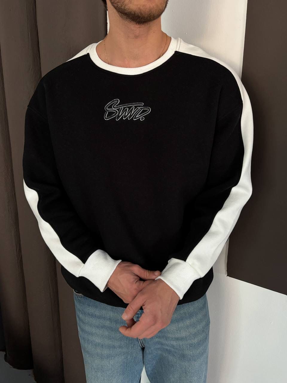 SWD Şardonlu Unisex Sweatshirt