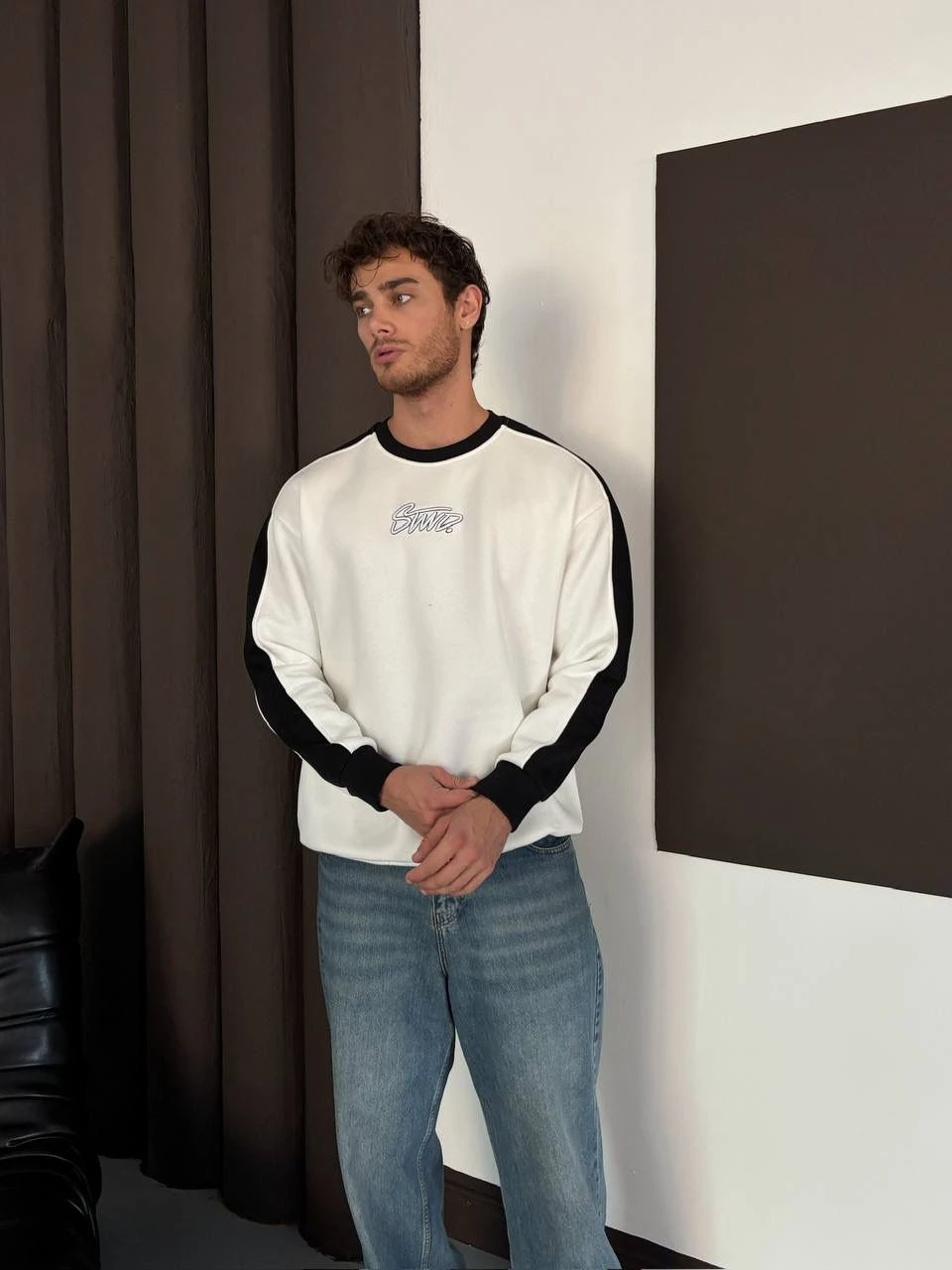 SWD Şardonlu Unisex Sweatshirt