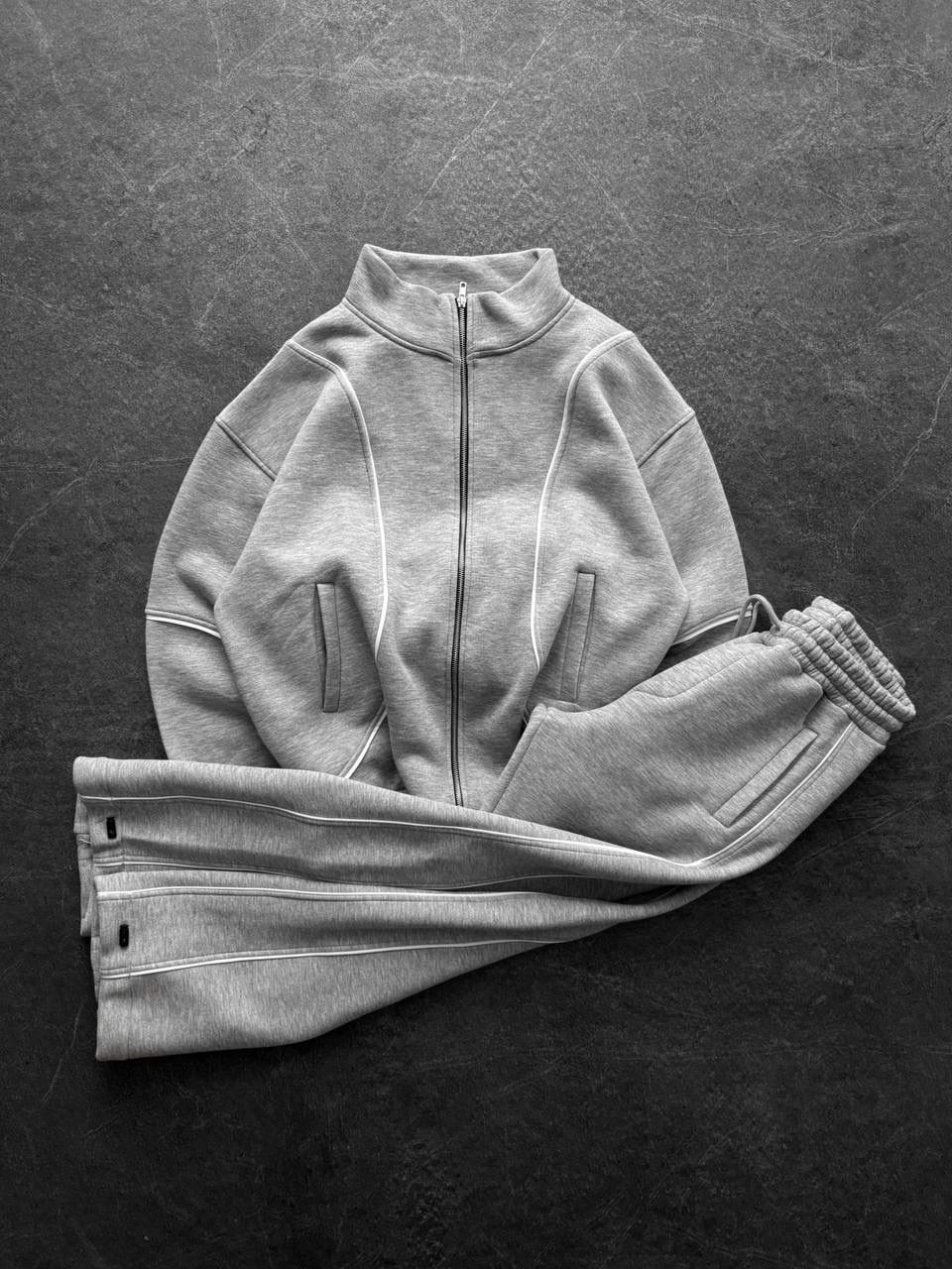 Ara Biyeli Şardonlu Unisex Eşofman Takımı