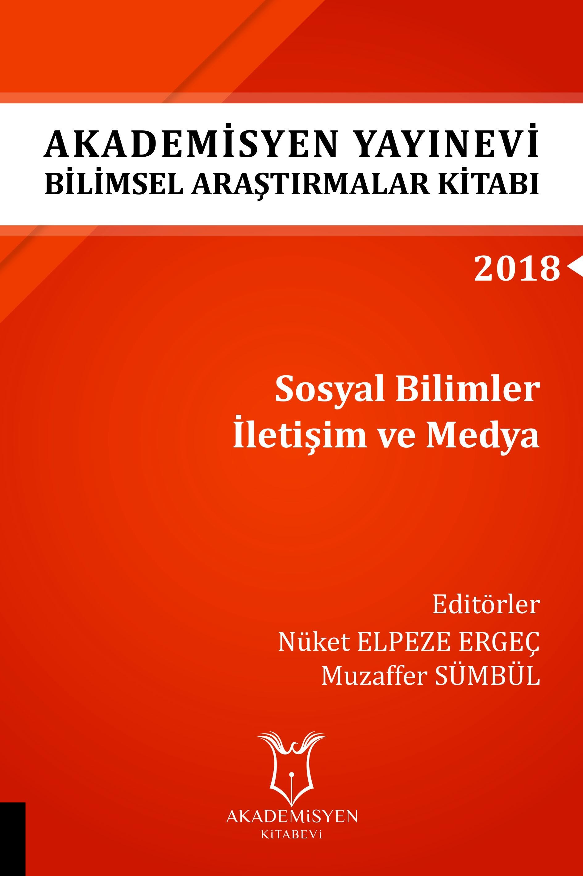 Sosyal Bilimler İletişim ve Medya ( AYBAK 2018 Eylül )