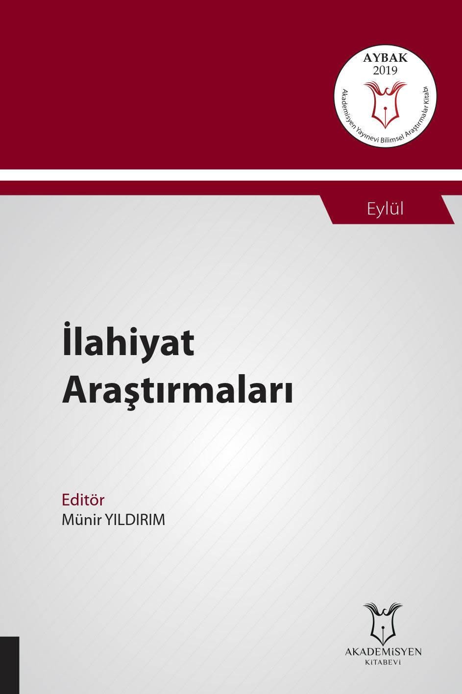 İlahiyat Araştırmaları ( AYBAK 2019 Eylül )