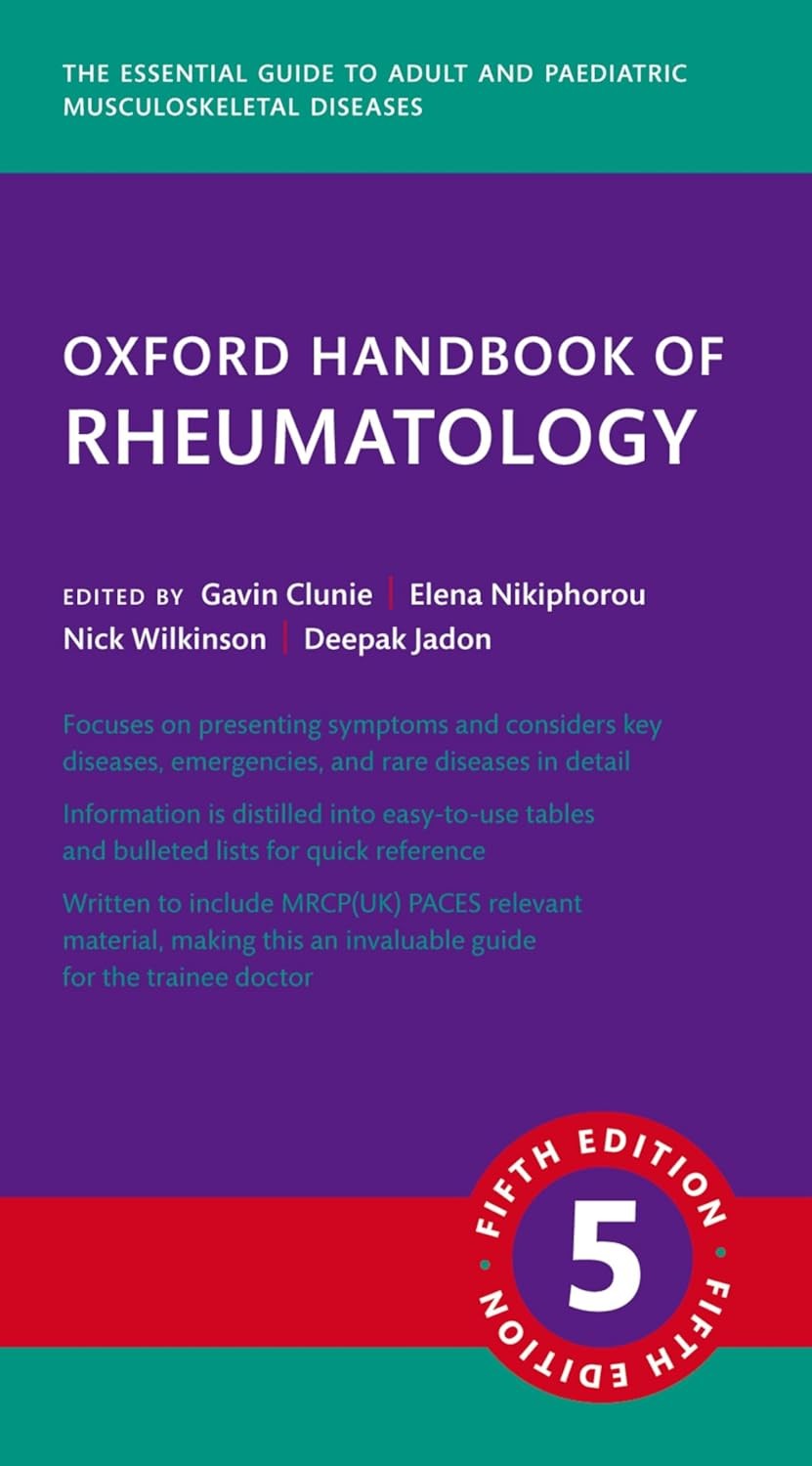 Oxford Handbook of Rheumatology,5 Edition