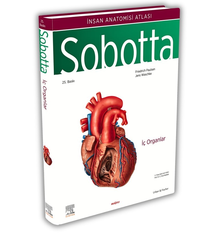 Sobotta İnsan Anatomisi Atlas Türkçe 4 Cilt Set