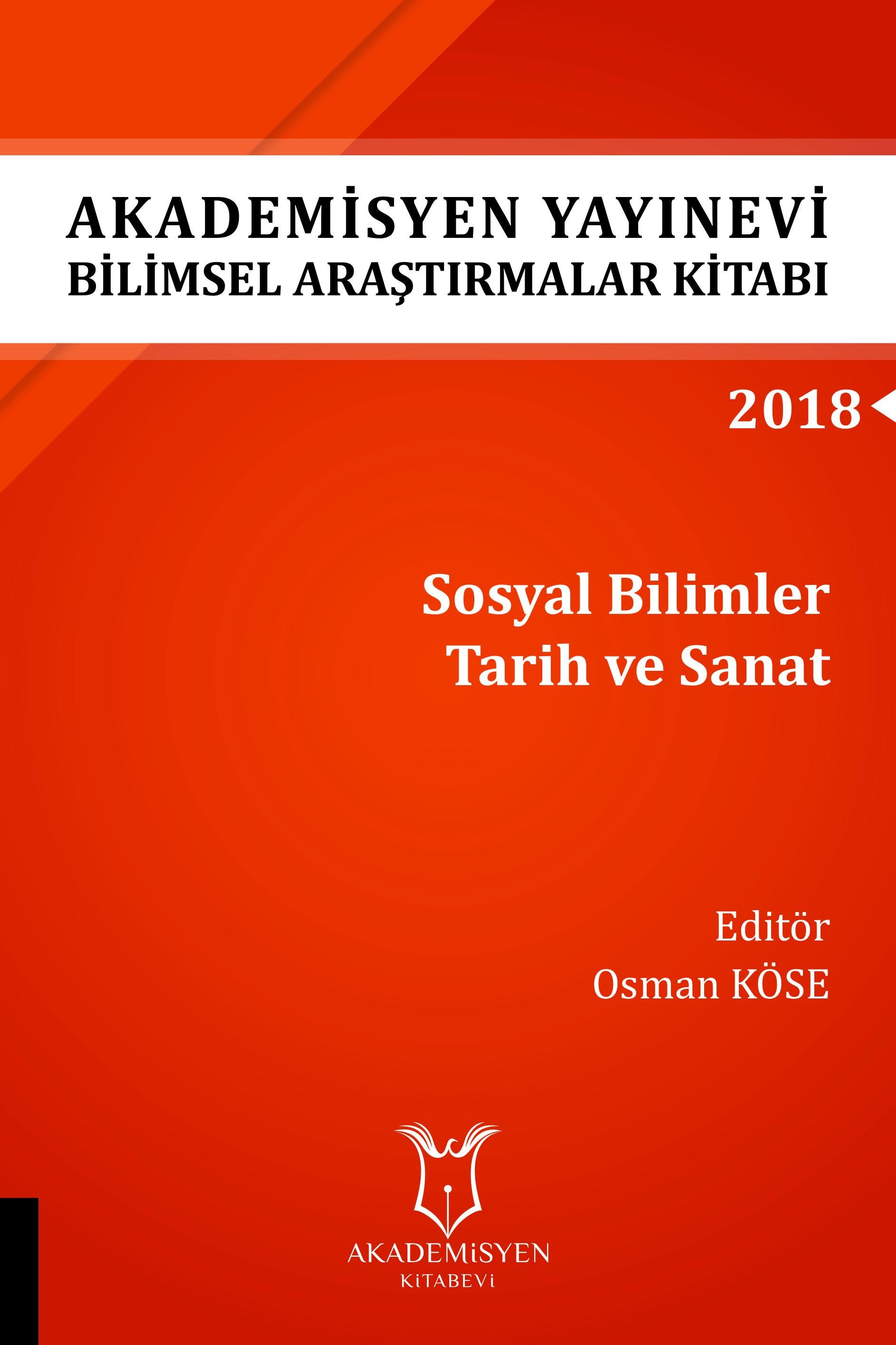 Sosyal Bilimler Tarih ve Sanat ( AYBAK 2018 Eylül )