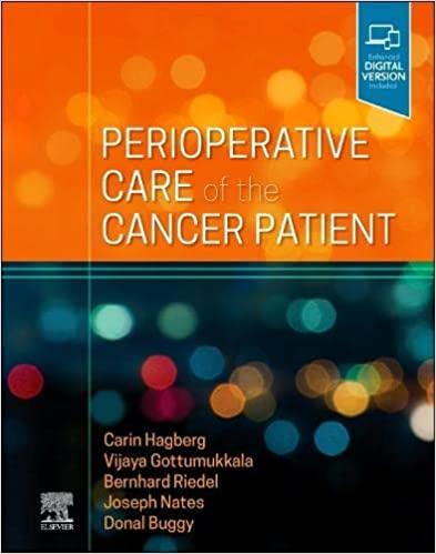 Perioperative Care of the Cancer Patient