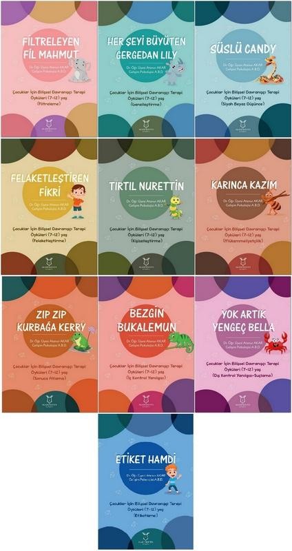 Çocuklar İçin Bilişsel Davranışçı Terapi Öyküler Seti  (7-12 Yaş )