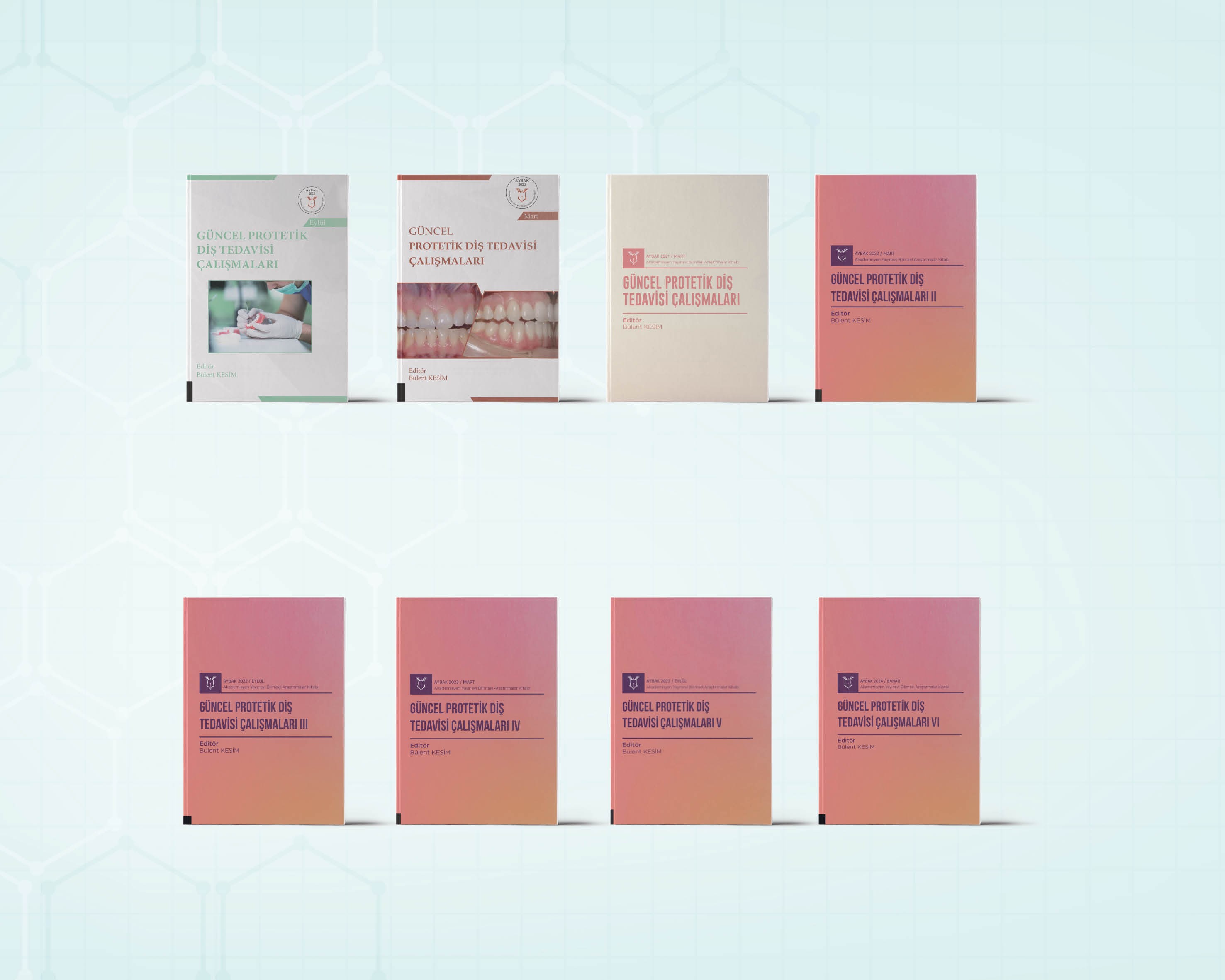 Güncel Protetik Diş Tedavisi Çalışmaları - AYBAK 8 Kitap Set