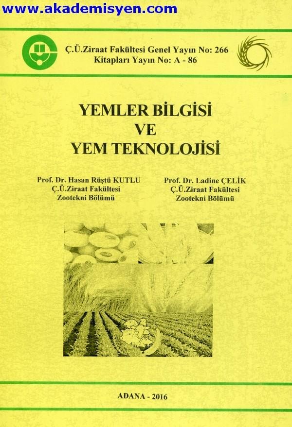 Yemler Bilgisi ve Yem Teknolojisi