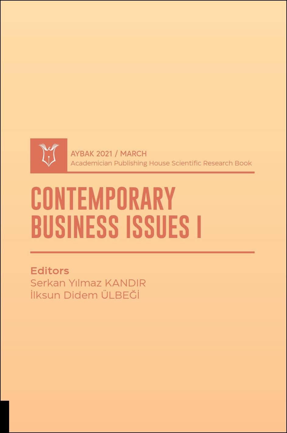 Contemporary Business Issues I ( AYBAK 2021 Mart )