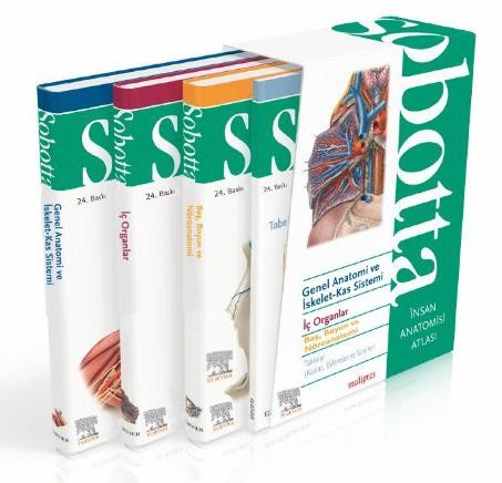 Sobotta İnsan Anatomisi Atlas Türkçe (4 CİLT)