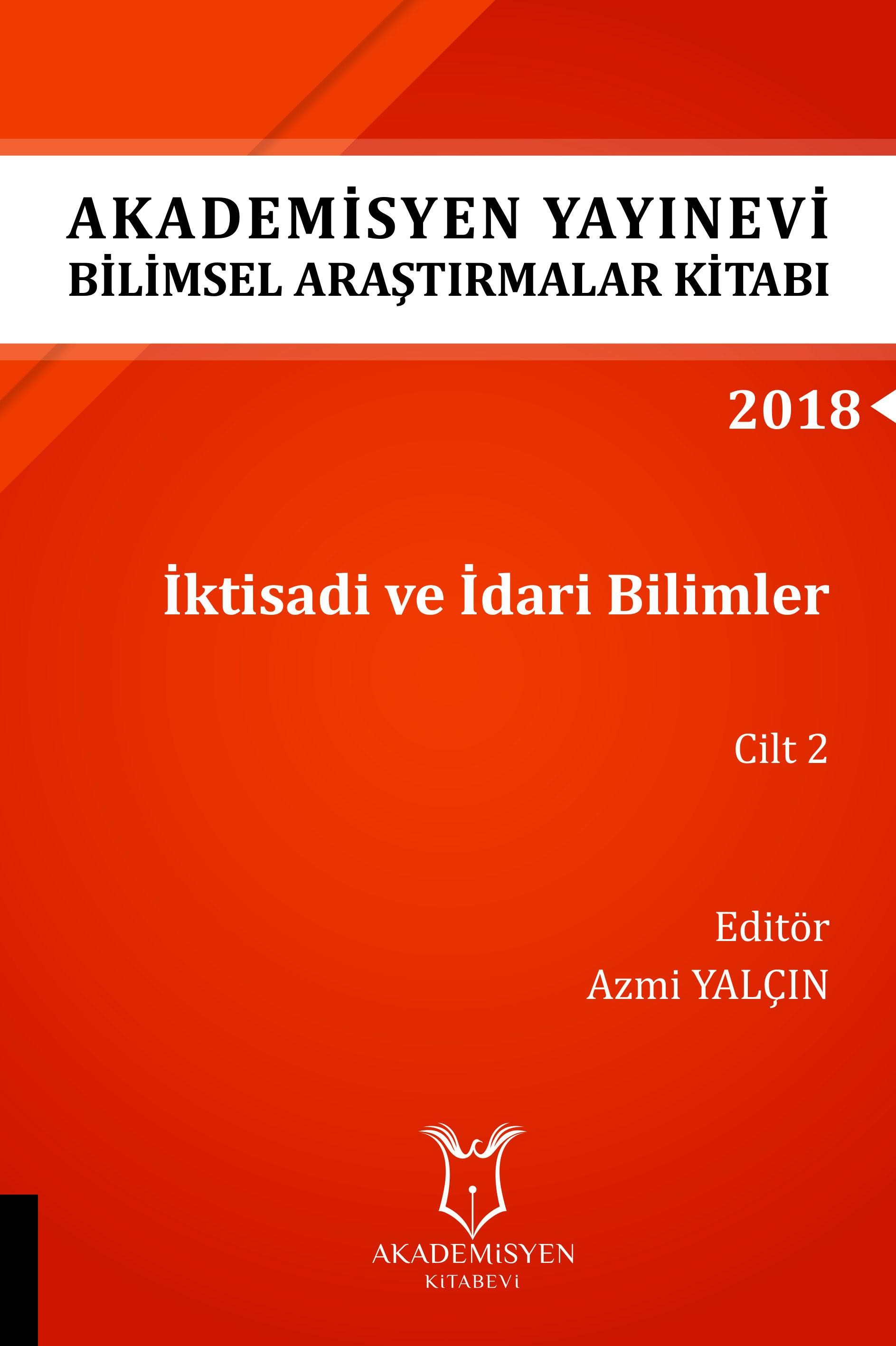 İktisadi ve İdari Bilimler Cilt 2 ( AYBAK 2018 Eylül )