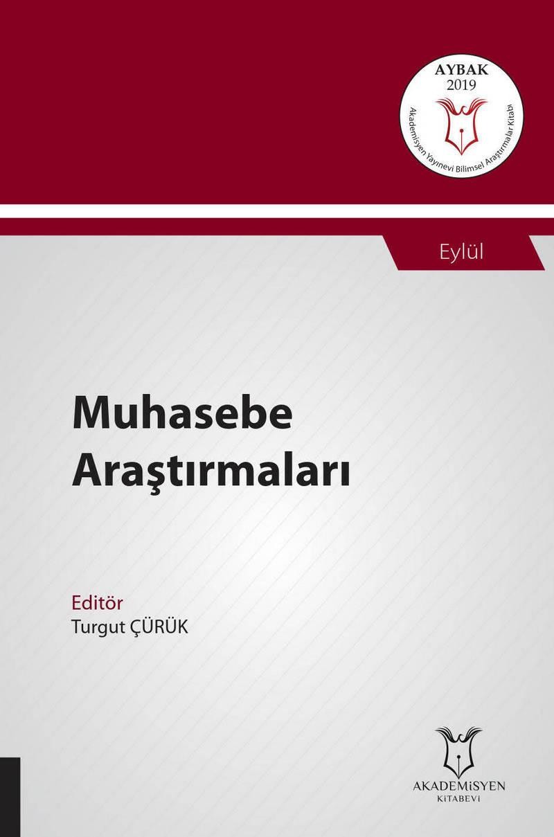 Muhasebe Araştırmaları ( AYBAK 2019 Eylül )