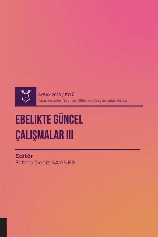 Ebelikte Güncel Çalışmalar III ( AYBAK 2023  Eylül )