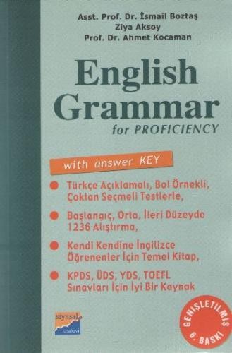 English Grammar for Proficiency With Answer Key