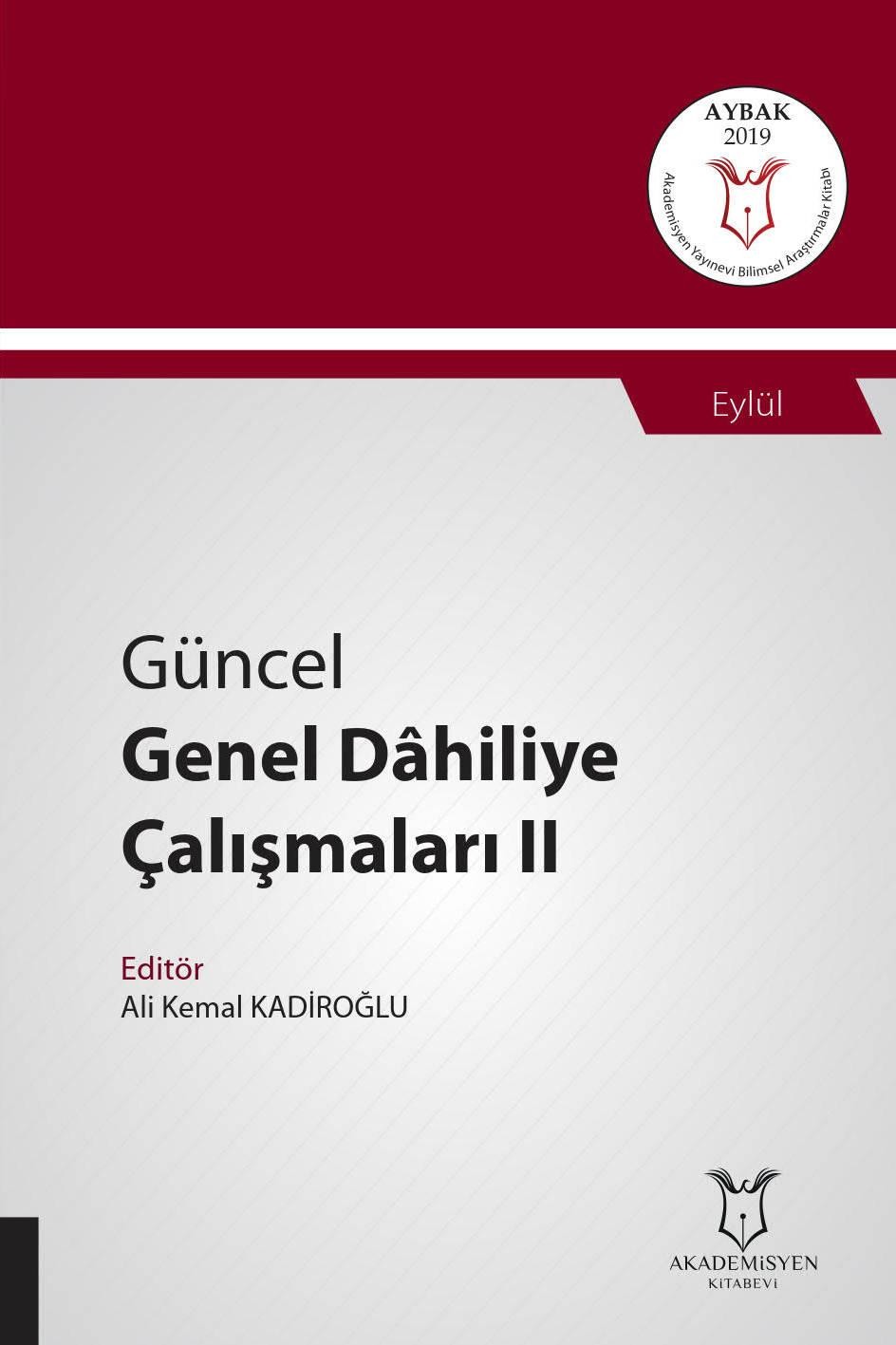 Güncel Genel Dahiliye Çalışmaları II ( AYBAK 2019 Eylül )