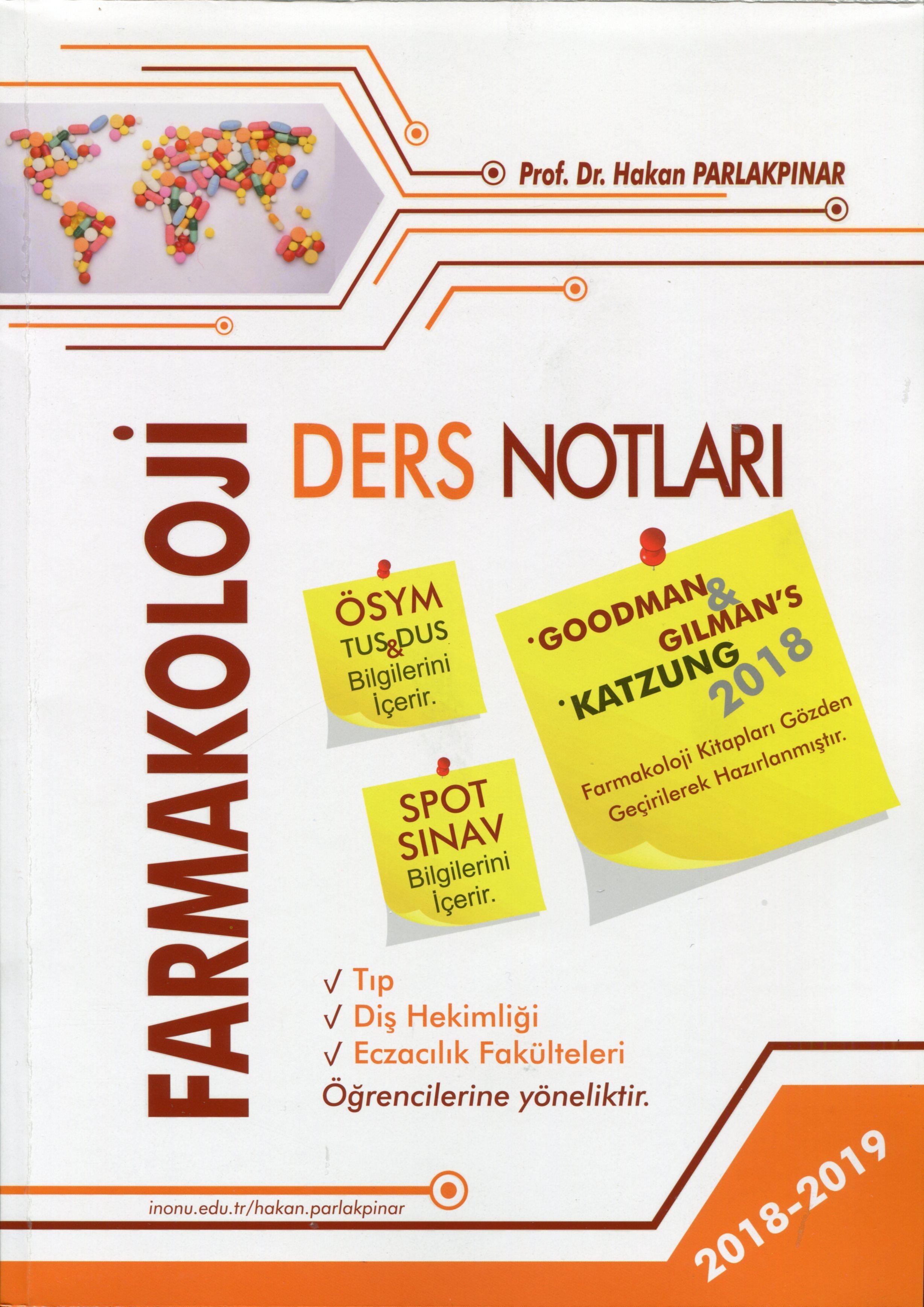 Farmakoloji Ders Notları