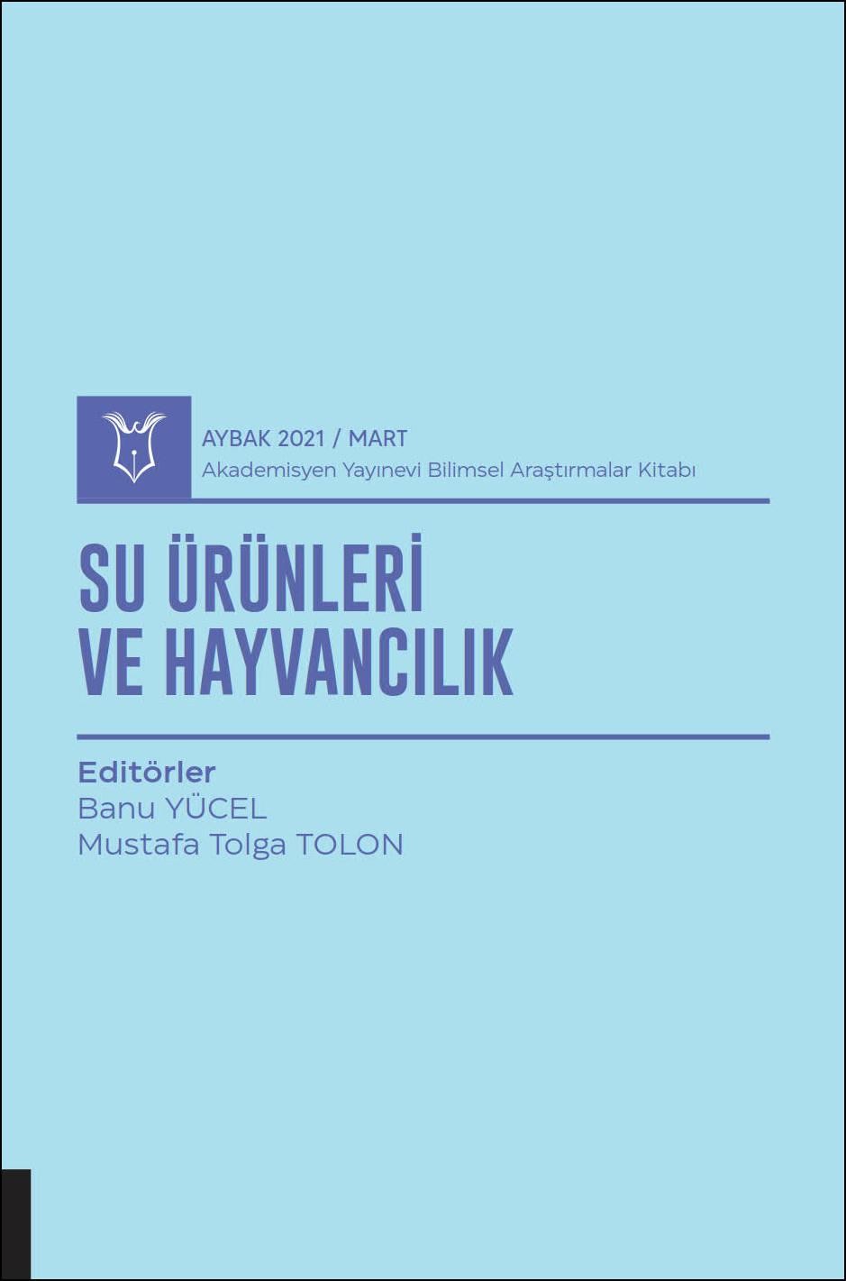 Su Ürünleri ve Hayvancılık ( AYBAK 2021 Mart )