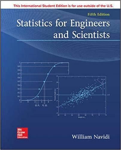 Statistics for Engineers and Scientists