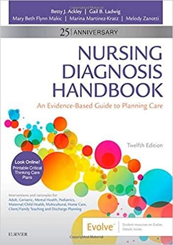 Nursing Diagnosis Handbook: An Evidence-Based Guide to Planning Care 12th Edition