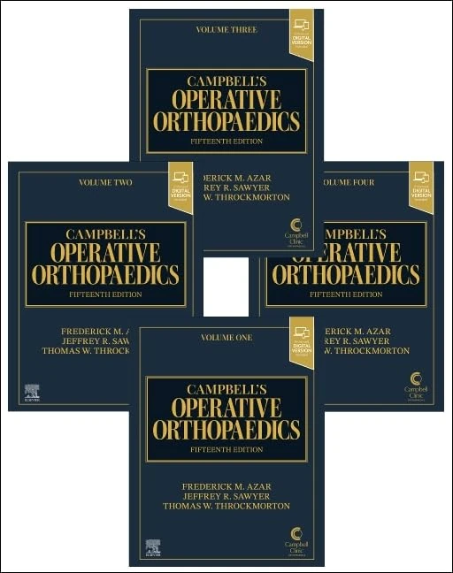 Campbell's Operative Orthopaedics, 4-Volume Set, 15th Edition
