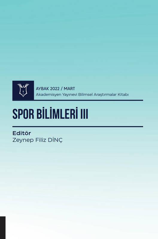 Spor Bilimleri III ( AYBAK 2022 Mart )