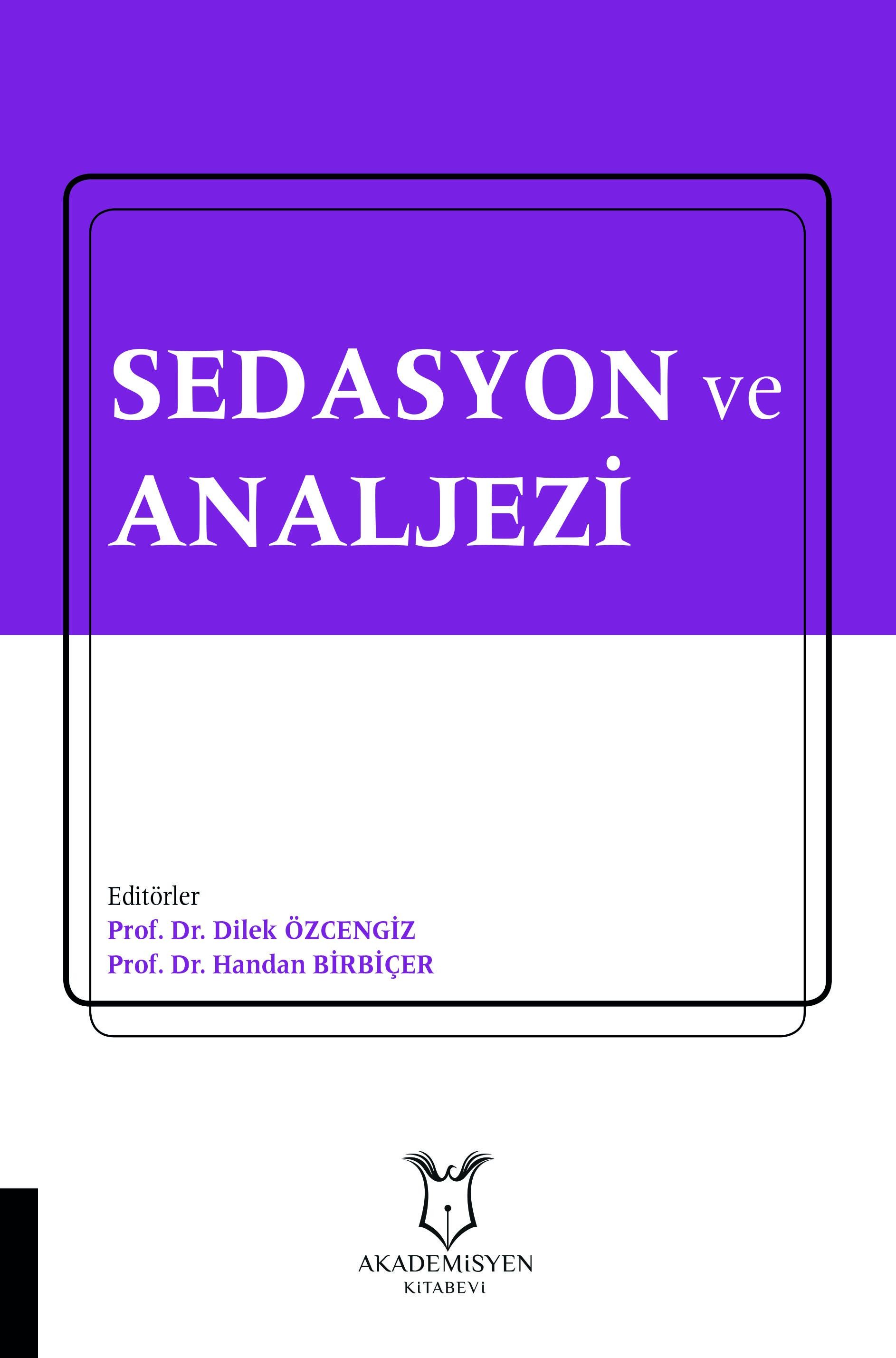 Sedasyon ve Analjezi