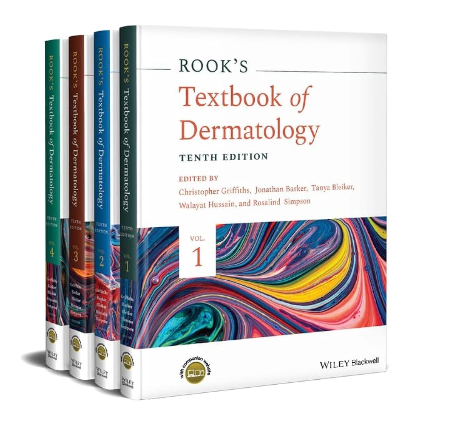 Rook`s Textbook of Dermatology, 4 Volume Set, 10th Edition