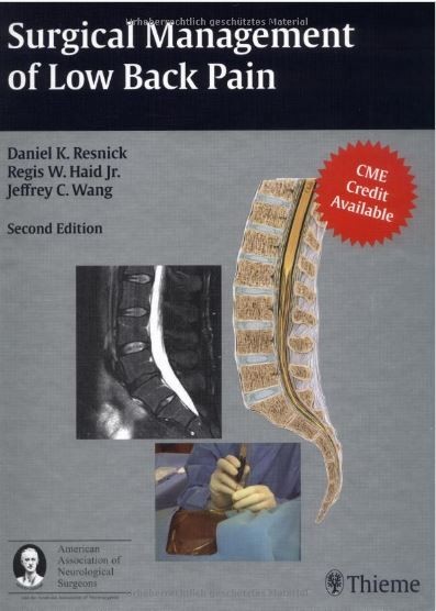 Surgical Management of Low Back Pain: 2nd Edition