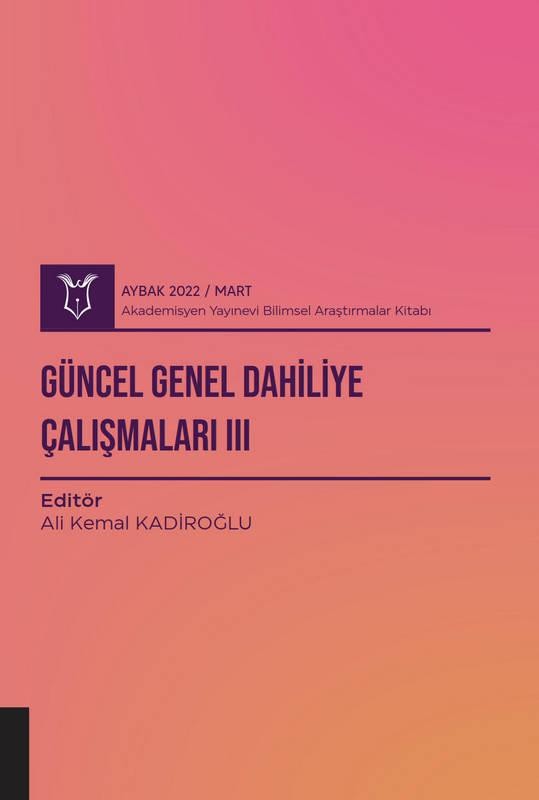 Güncel Genel Dahiliye Çalışmaları III ( AYBAK 2022 Mart )