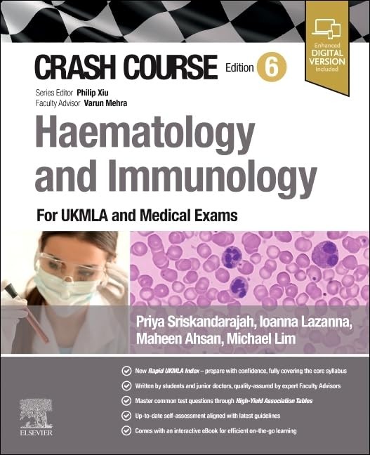 Crash Course Haematology and Immunology, 6th Edition